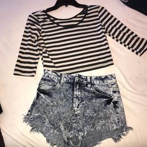 Stripped crop top